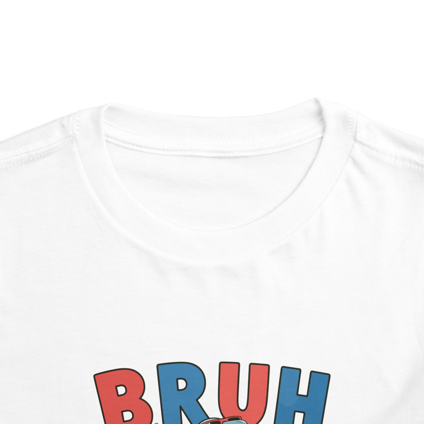 Toddler Tee — "BRUH It’s 250 Years" Patriotic Dino Truck Kids Shirt