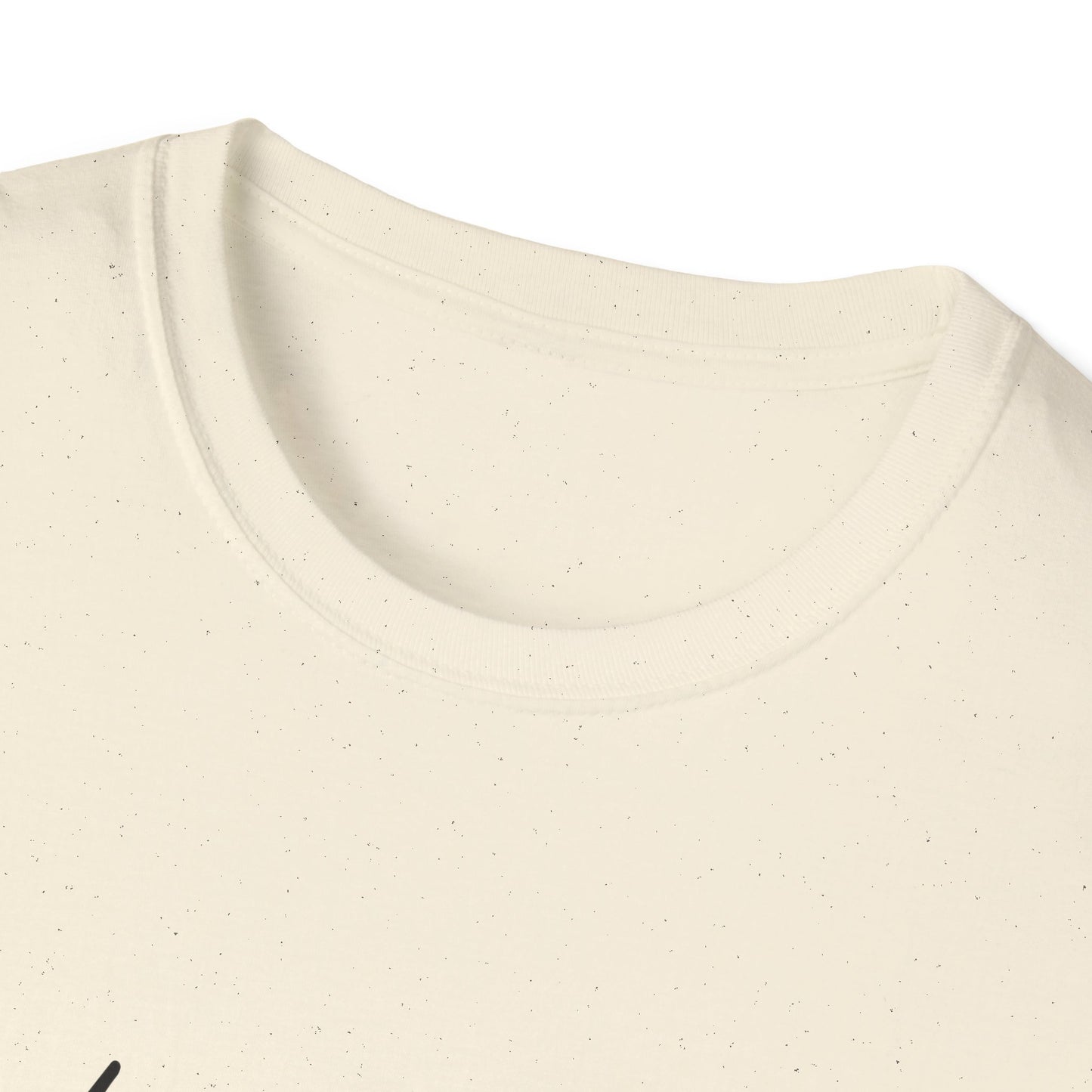 T-Shirt — "No Dusty Bibles" Script Tee with Ribbon Graphic